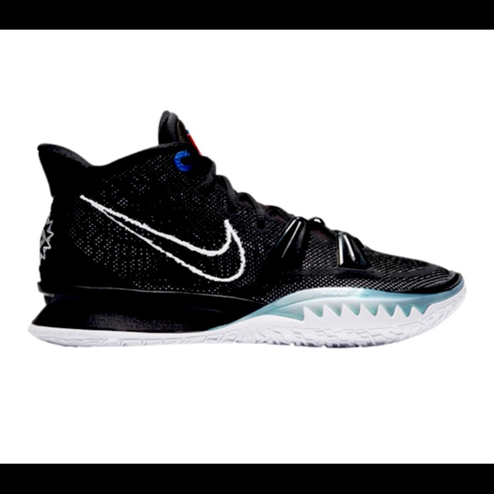 KYRIE 7 Black White Off Noir Chile Red SIZE 10.5 Men’s